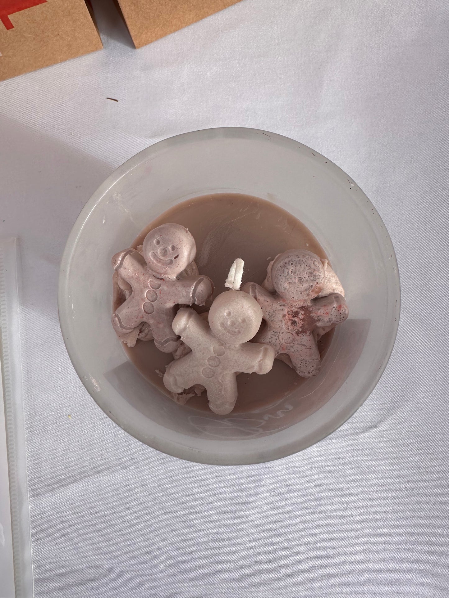 Gingerbread Men Candle