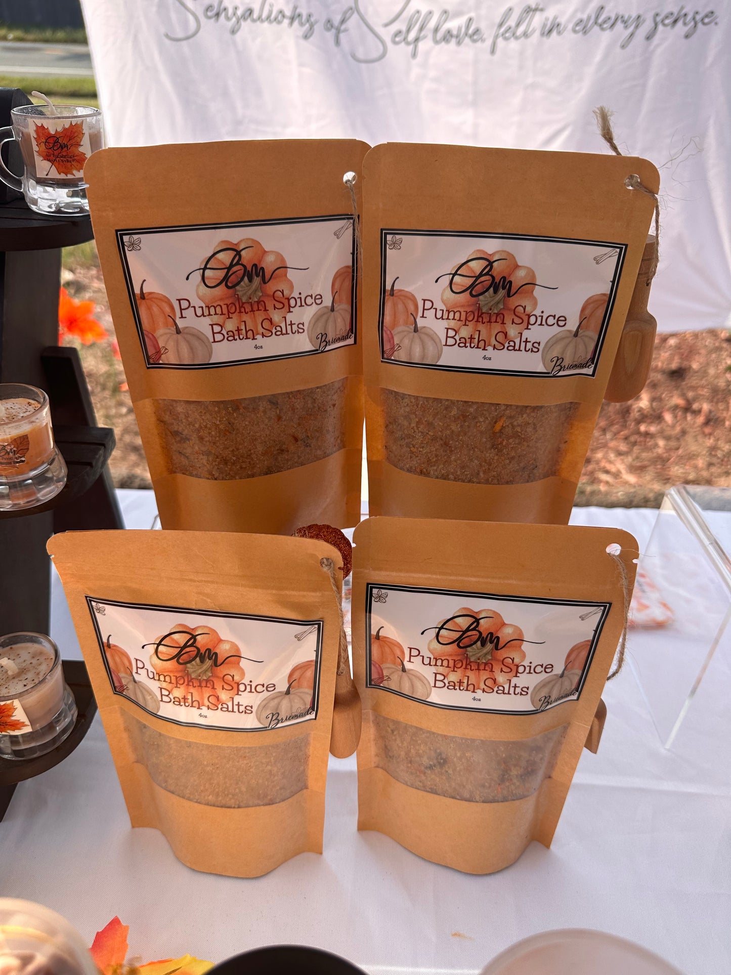 Pumpkin Spice Bath Salts