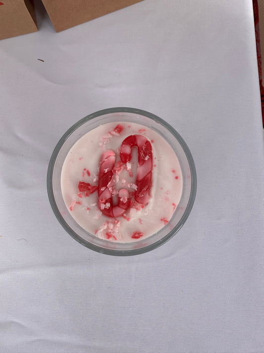 Candy Cane Candle