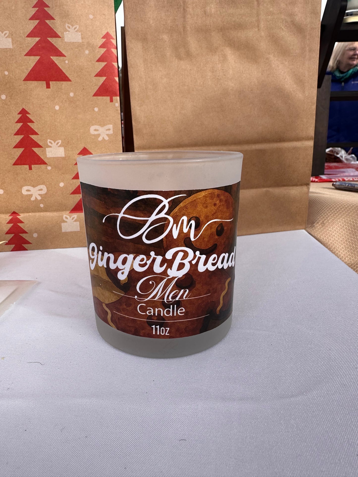 Gingerbread Men Candle