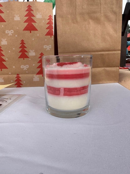 Candy Cane Candle