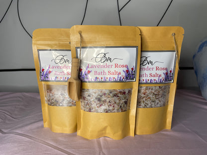 Lavender Rose Bath salts